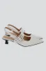 Tacón puntal kitten slingback hebilla sold by Shasa