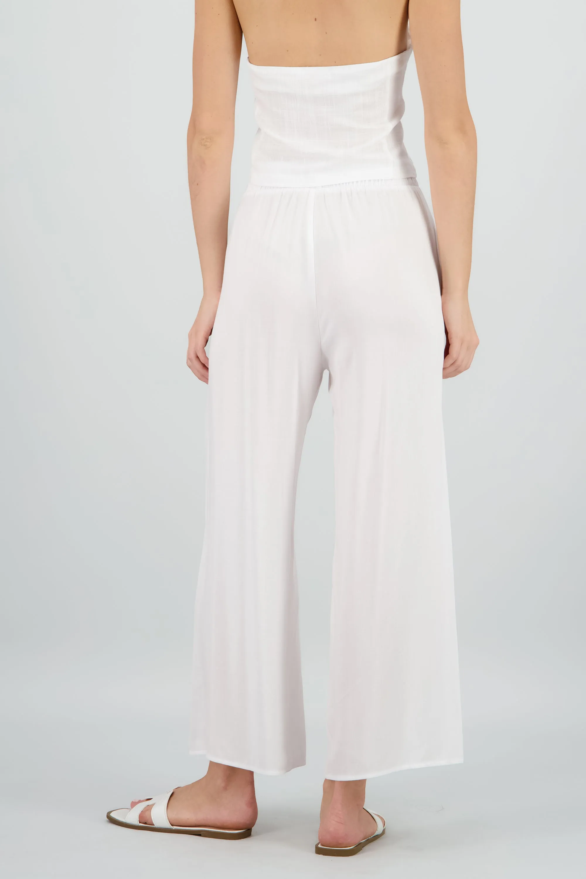 Pantalón Wide Leg Cintura Alta Fruncida sold by Shasa product image thumbnail 4