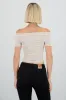 Top rayas off shoulder sold by Shasa