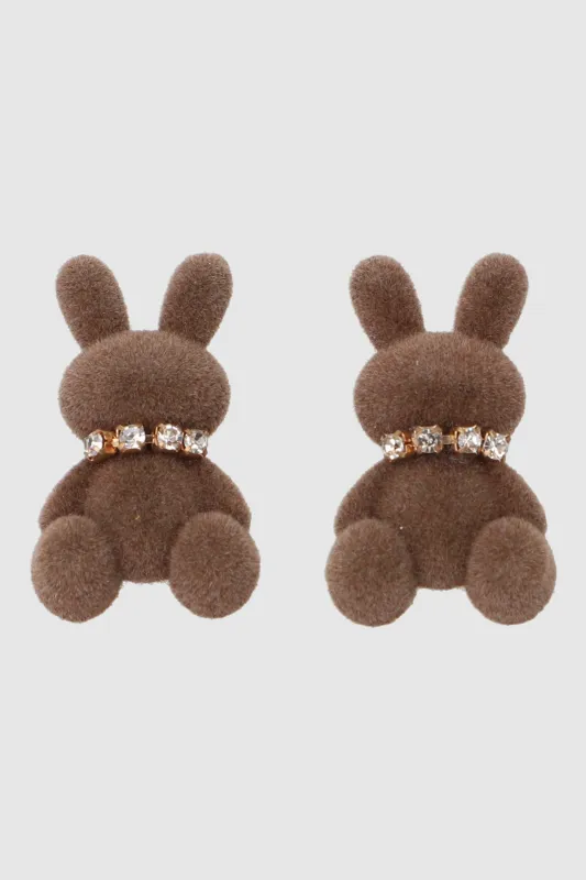 Aretes conejito velvet sold by Shasa