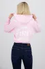 Sudadera crop cierre new york sold by Shasa
