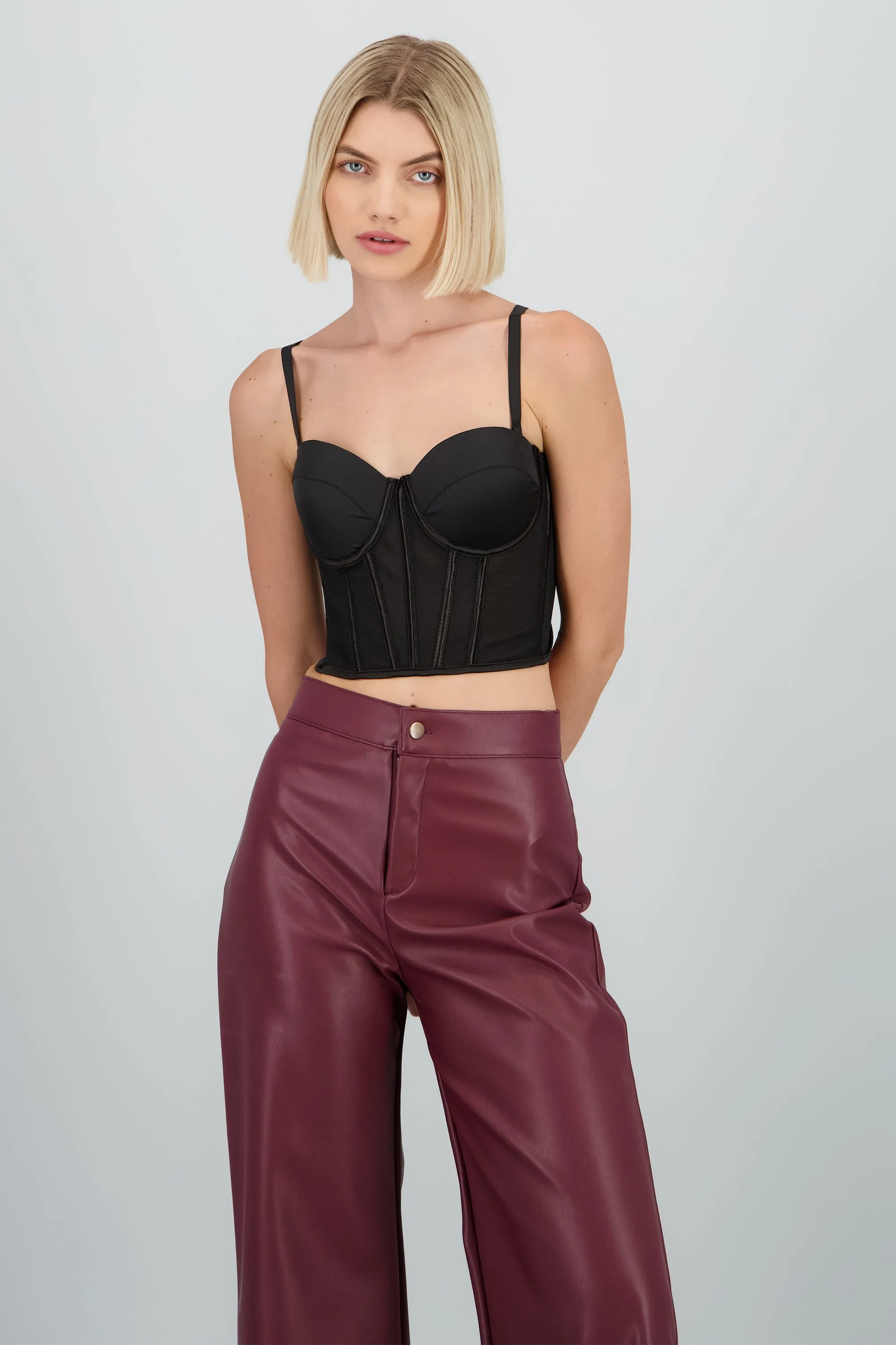 Corset copas detalle transparencia sold by Shasa