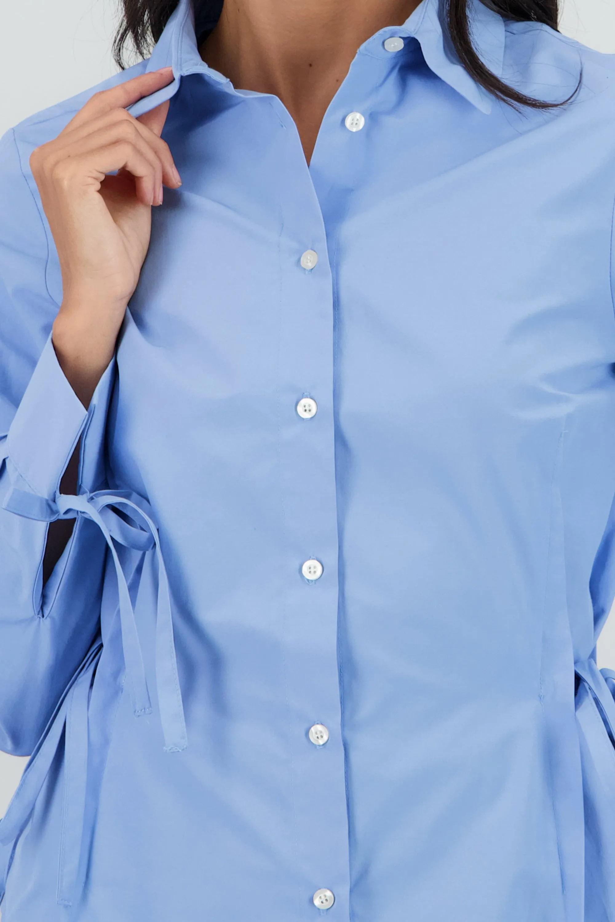 Camisa lisa etalle lazo sold by Shasa product image thumbnail 5