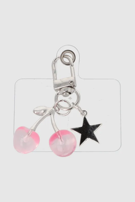 Charm para cel cerezas estrella sold by Shasa