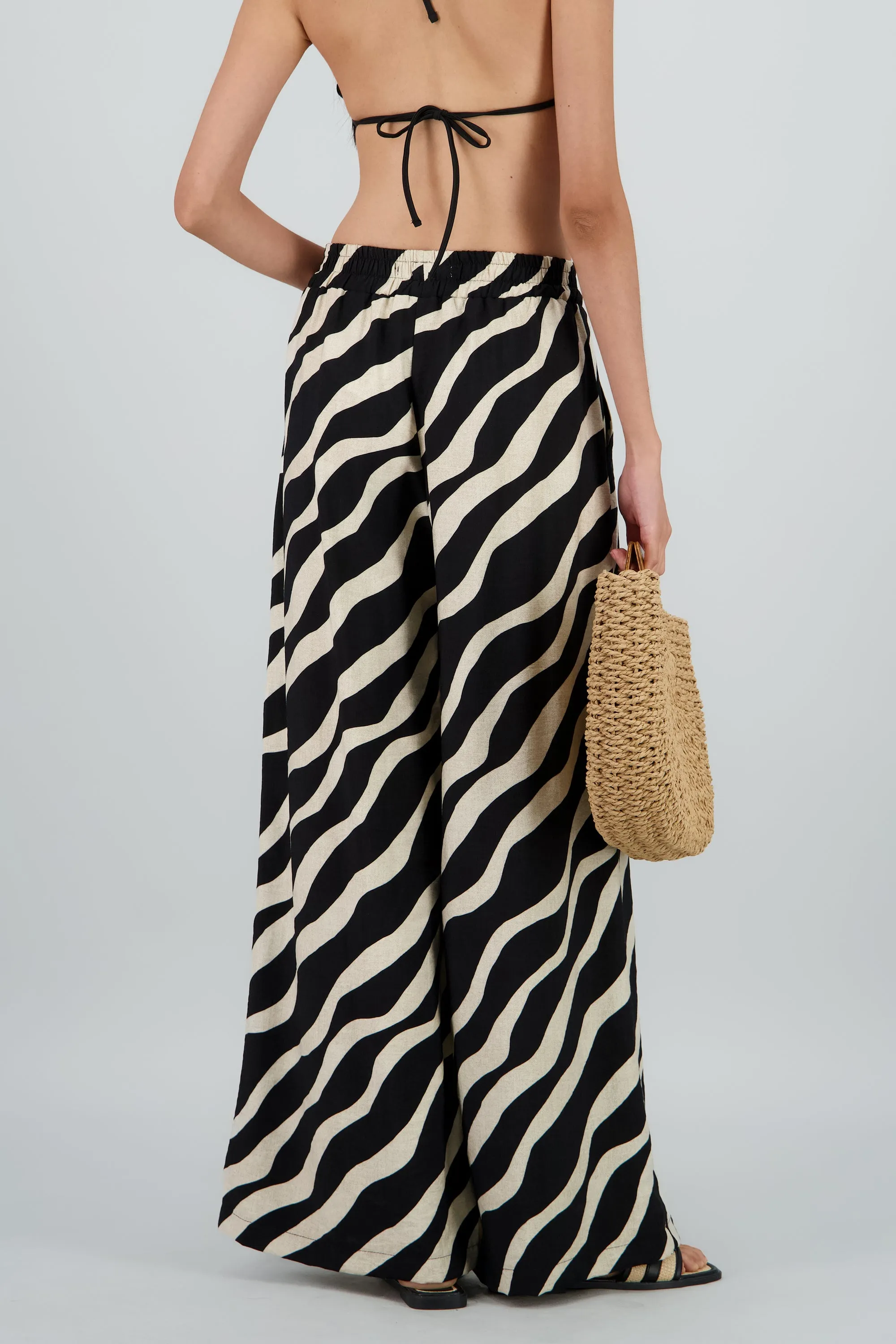 Pantalones estampado tropical jareta sold by Shasa product image thumbnail 4