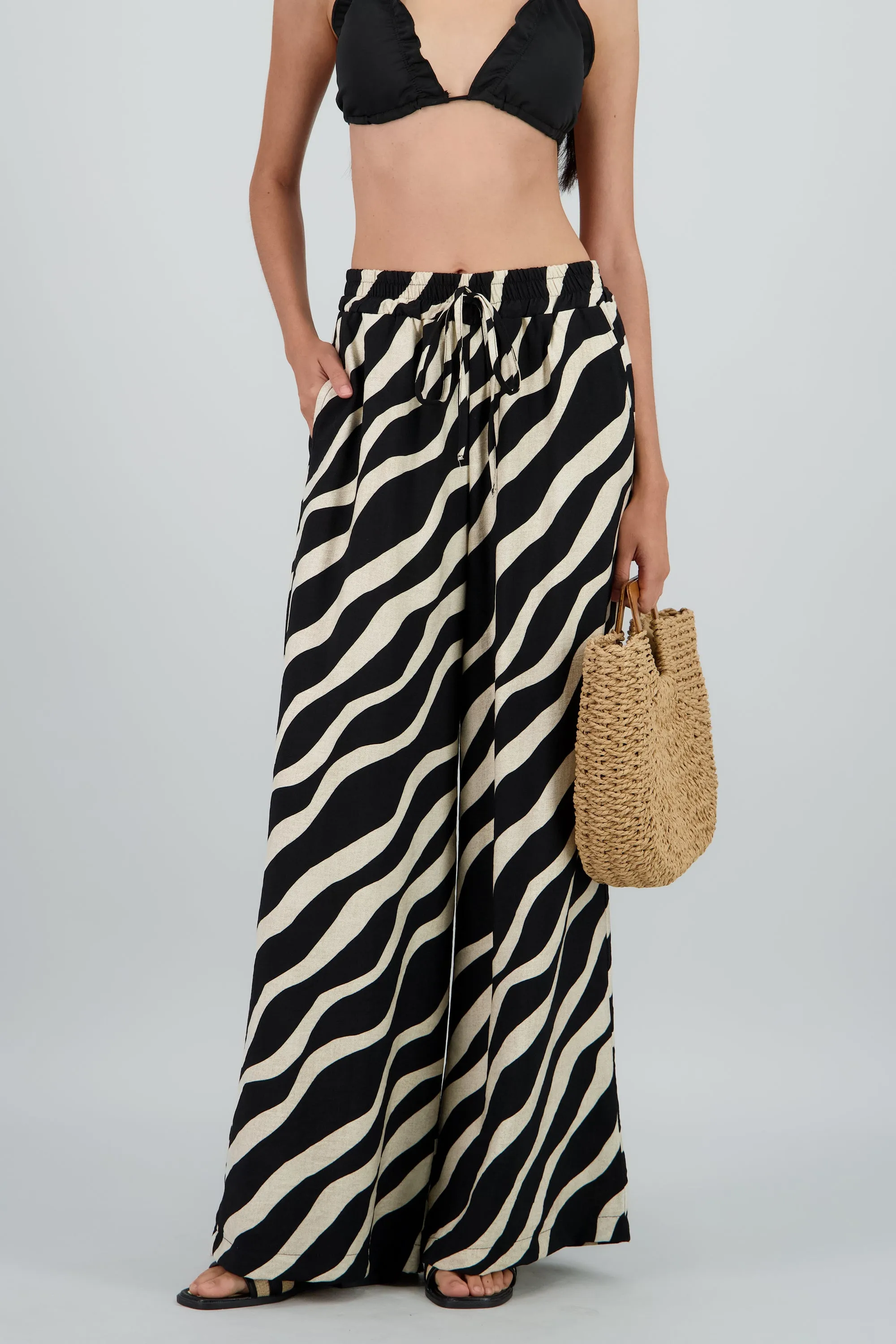 Pantalones estampado tropical jareta sold by Shasa product image thumbnail 2