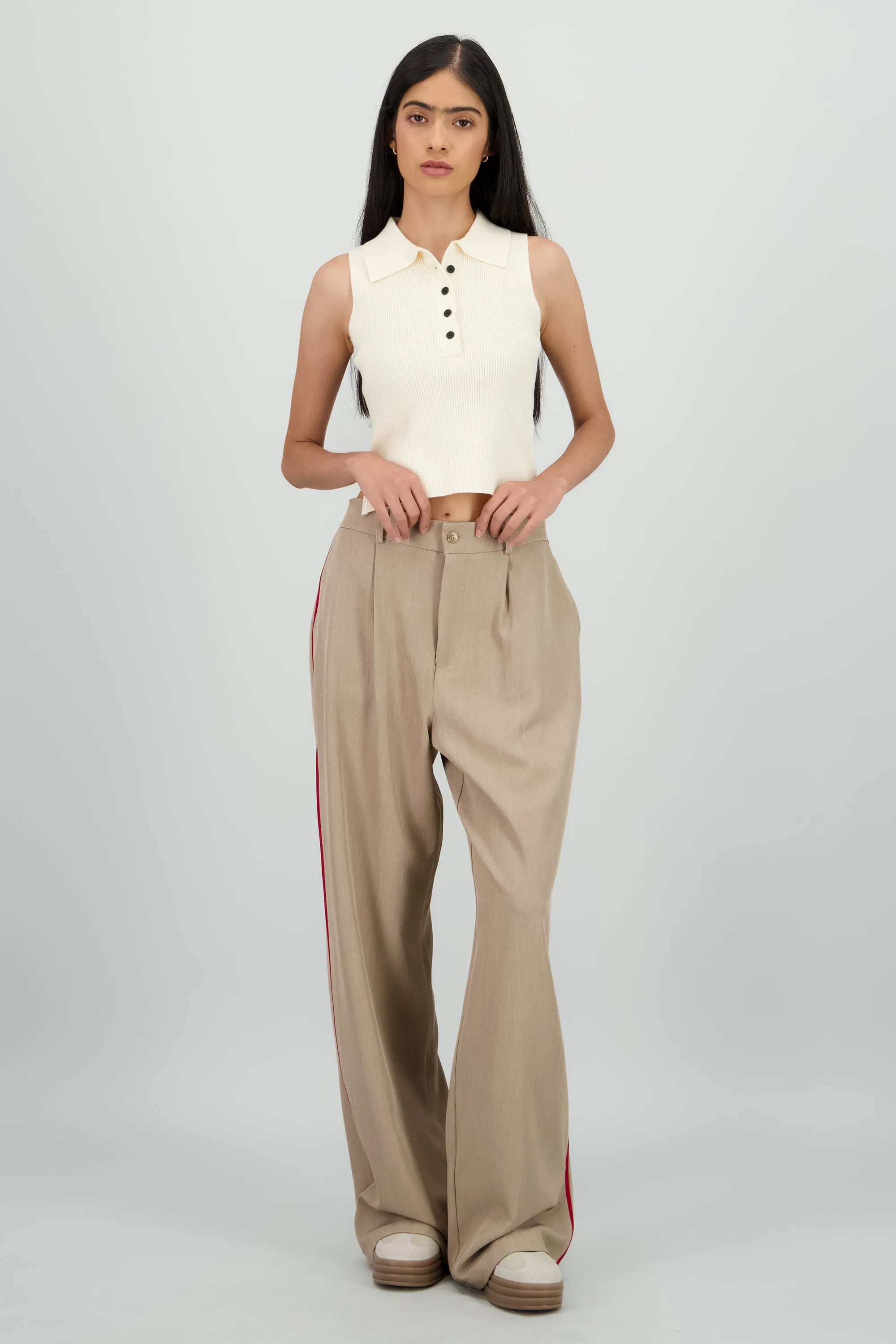 Pantalon wide leg cintura alta sold by Shasa