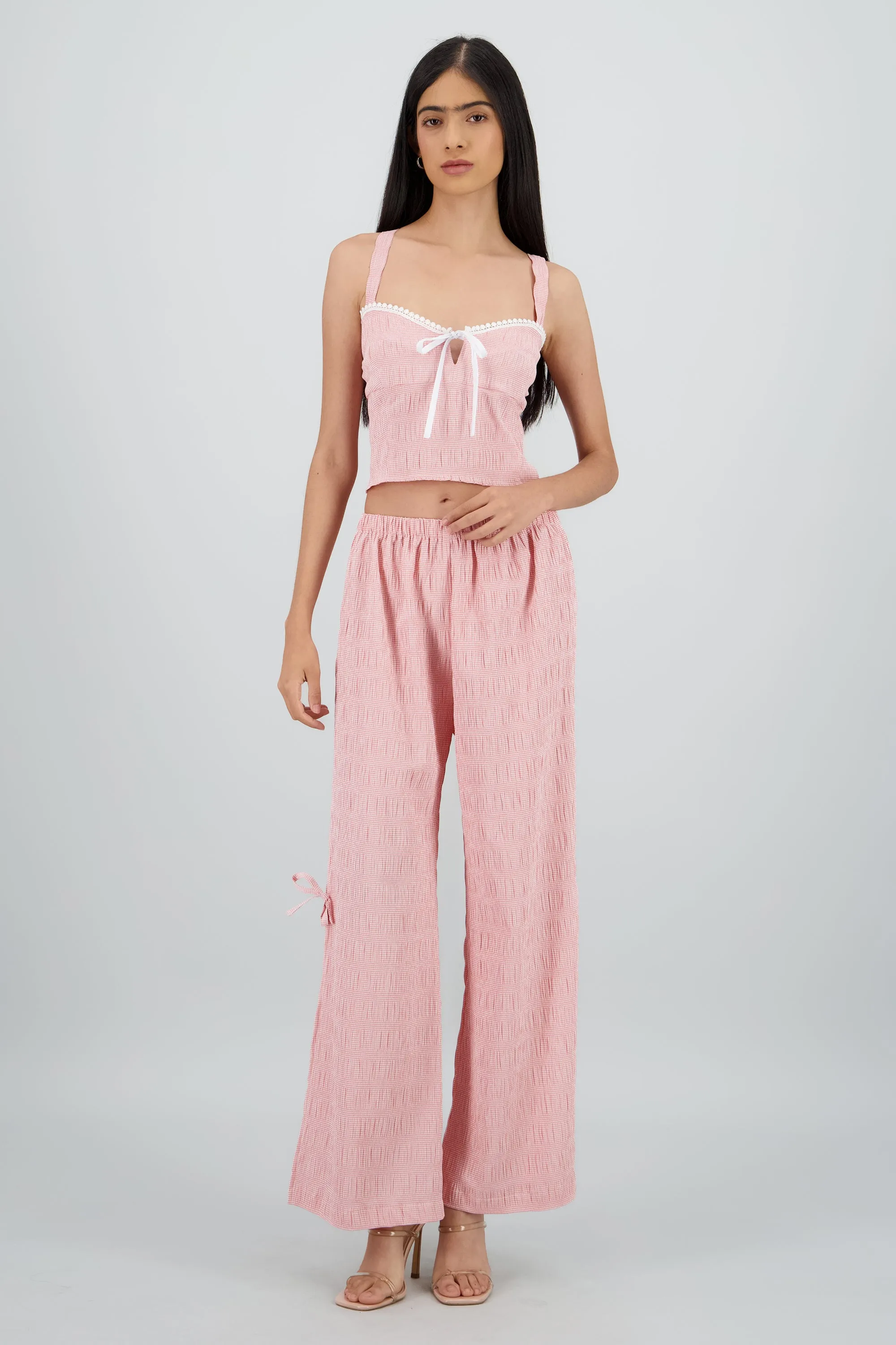 Pantalon wide leg textura sold by Shasa