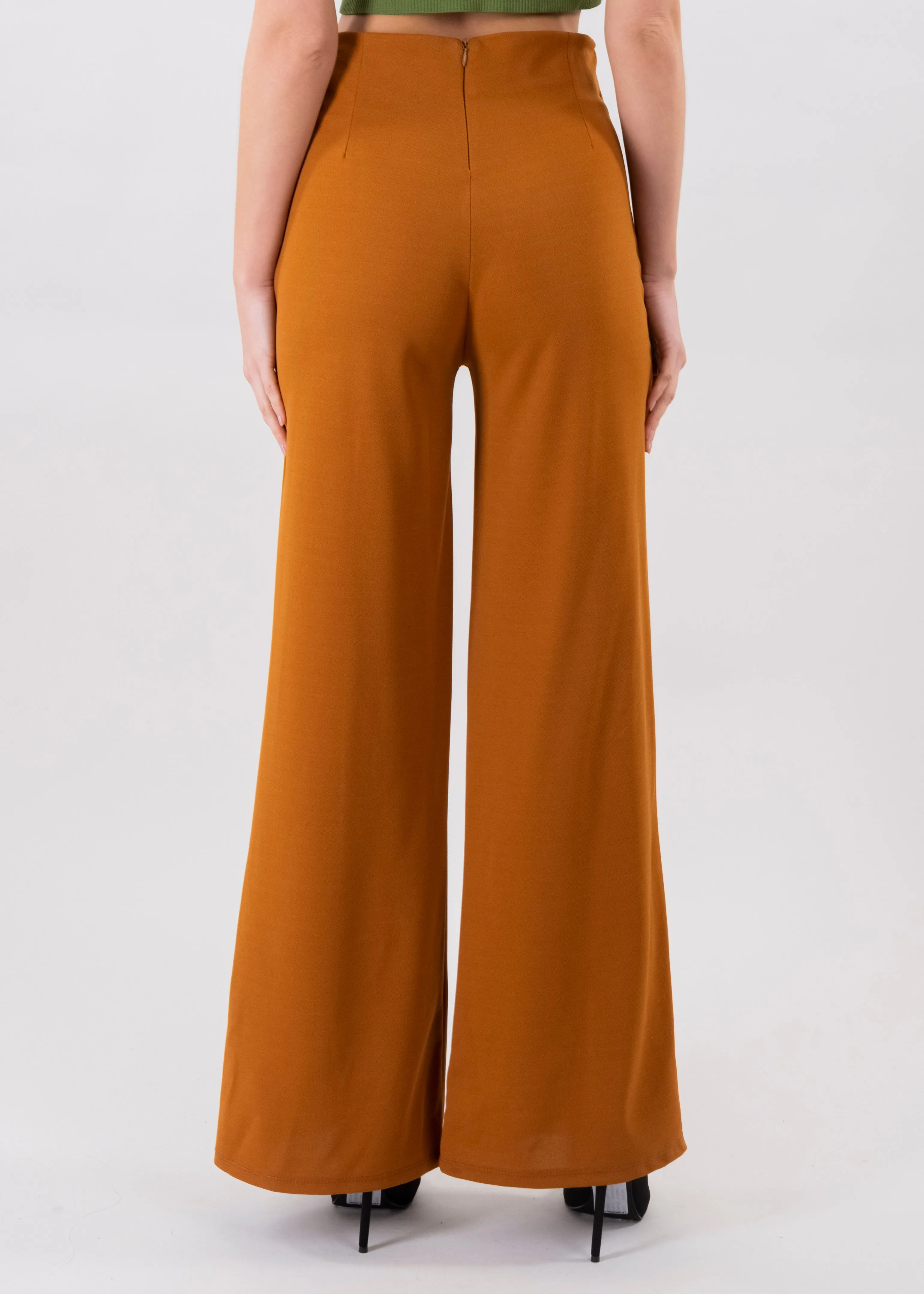 Pantalón Wide Leg Cintura Alta Costuras sold by Shasa product image thumbnail 4