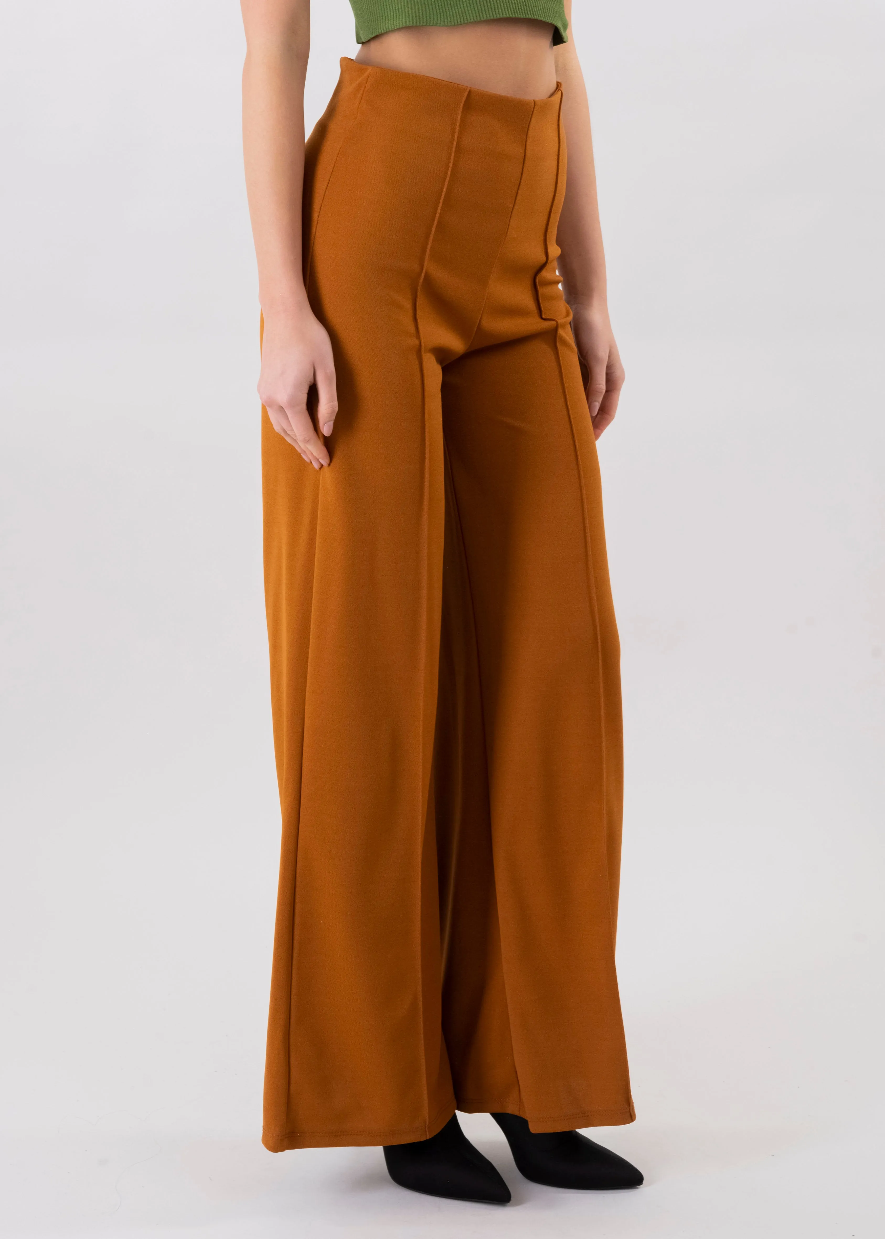 Pantalón Wide Leg Cintura Alta Costuras sold by Shasa product image thumbnail 3