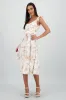 Vestido midi detalle olanes estampado flores sold by Shasa