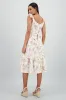 Vestido midi detalle olanes estampado flores sold by Shasa