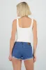 Top tirantes escote v forrado doble tela sold by Shasa