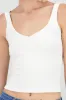 Top tirantes escote v forrado doble tela sold by Shasa