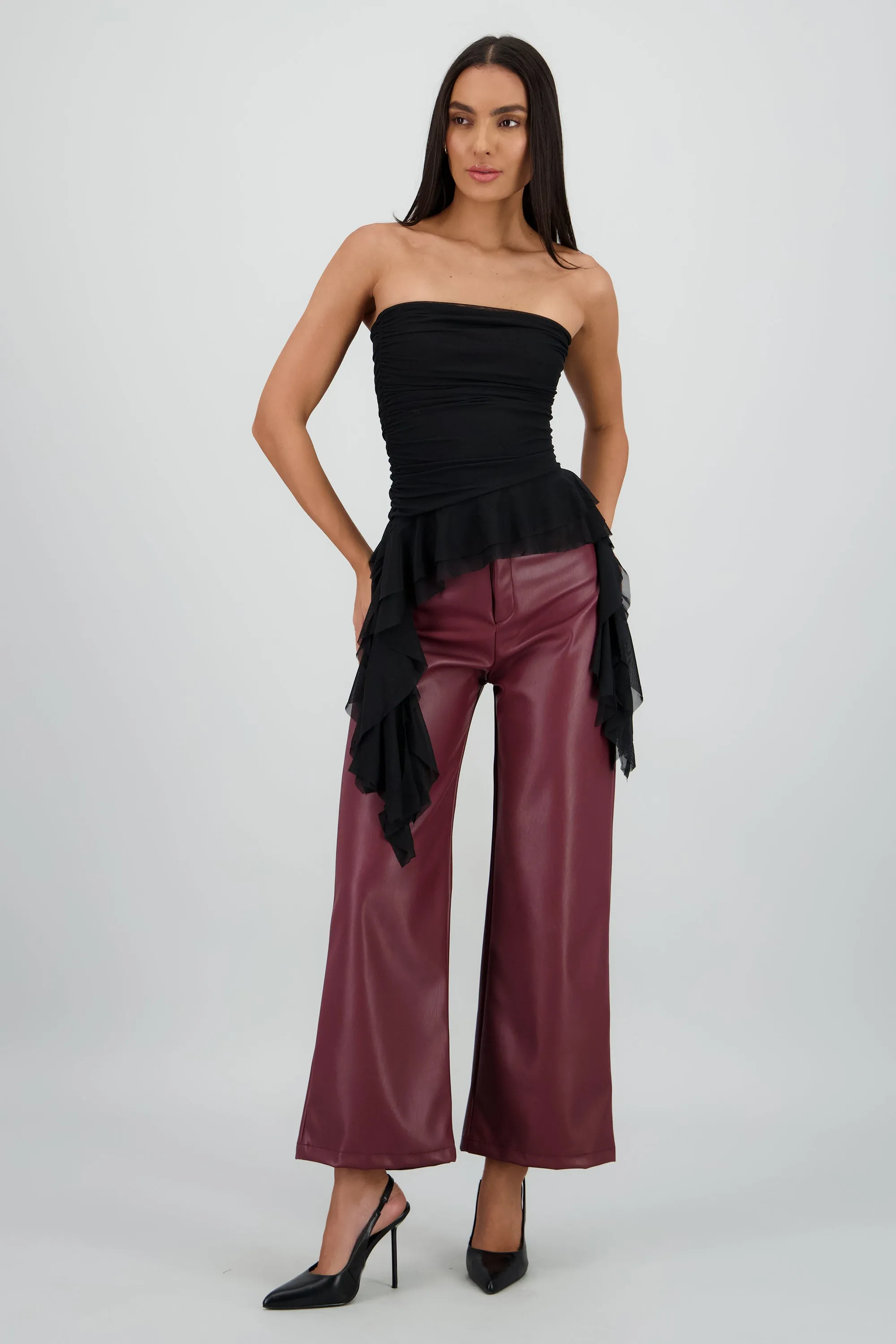 Top strapless drapeado sold by Shasa product image thumbnail 2