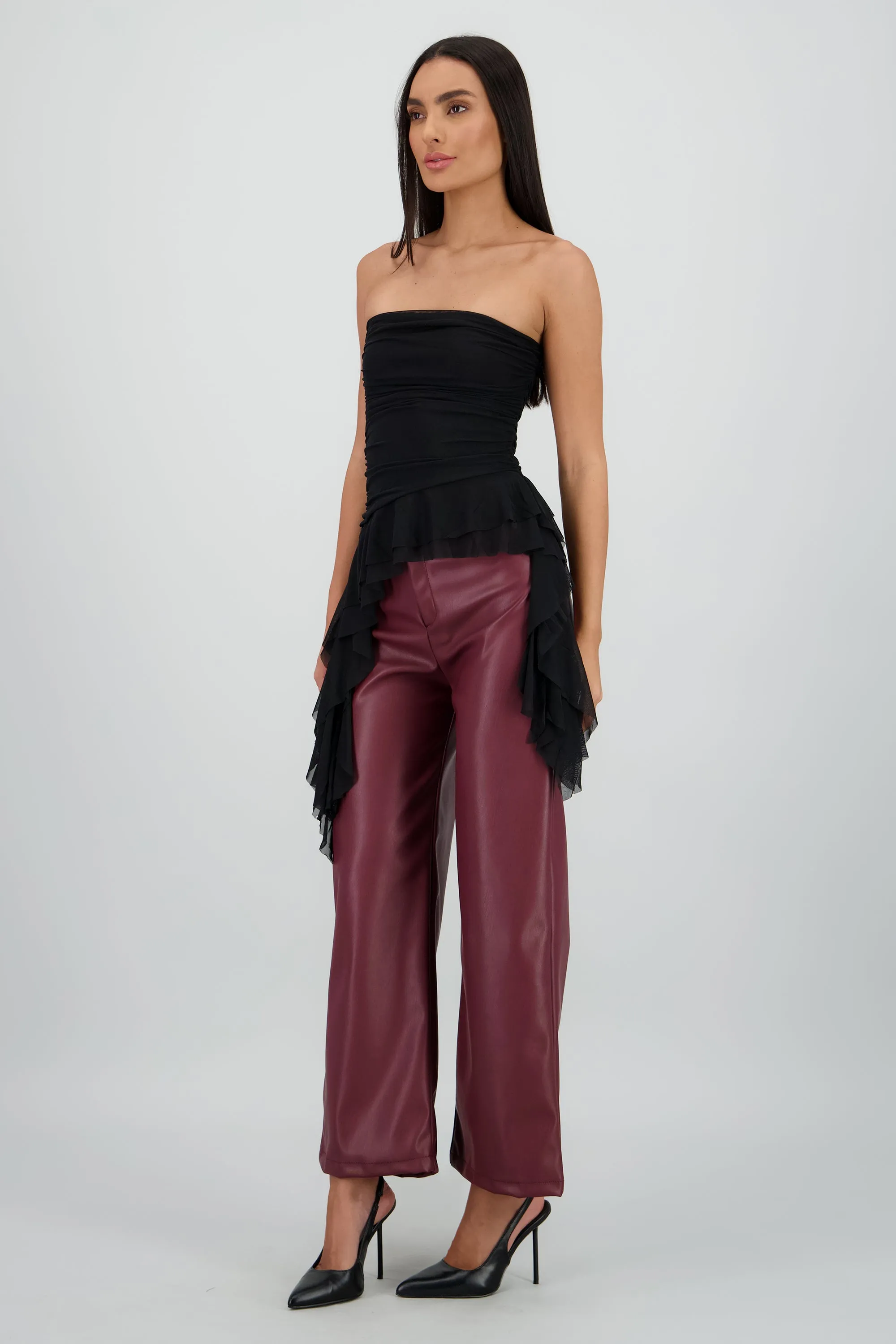 Top strapless drapeado sold by Shasa product image thumbnail 3