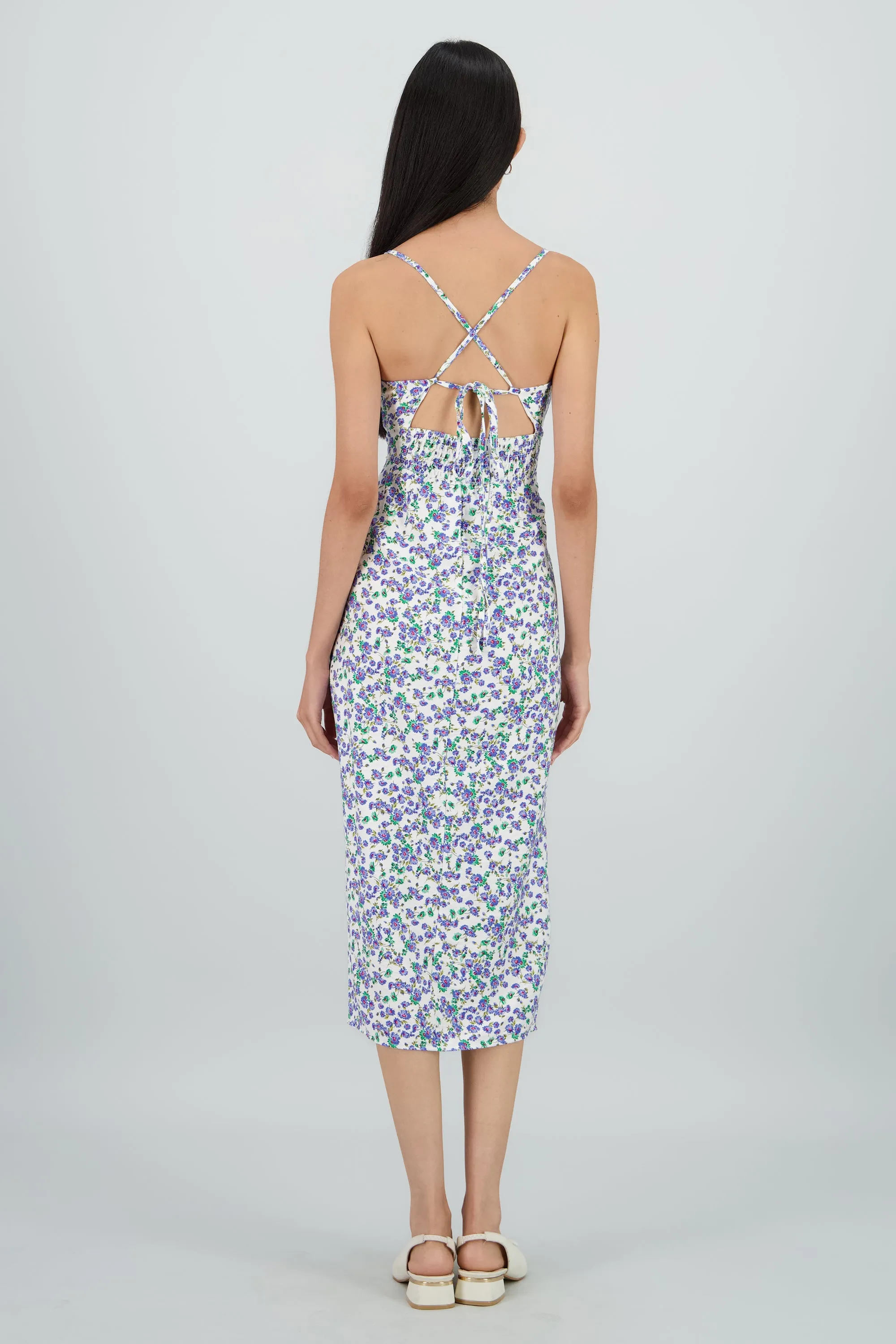 Vestido recto estampado flores sold by Shasa product image thumbnail 4