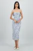 Vestido recto estampado flores sold by Shasa