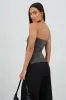 Top tubo con dobles escote sold by Shasa