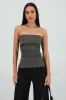 Top tubo con dobles escote sold by Shasa