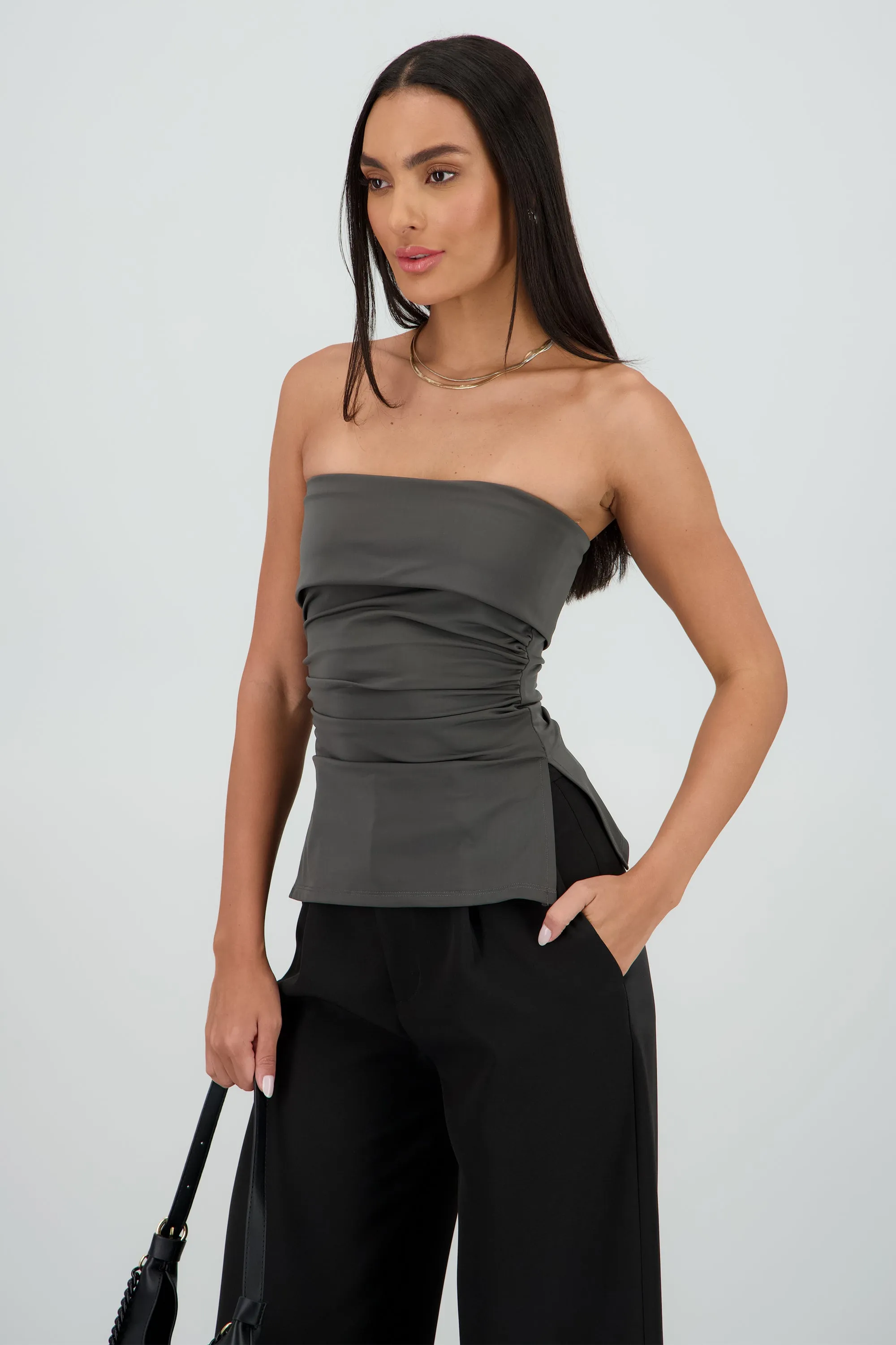 Top tubo con dobles escote sold by Shasa product image thumbnail 3