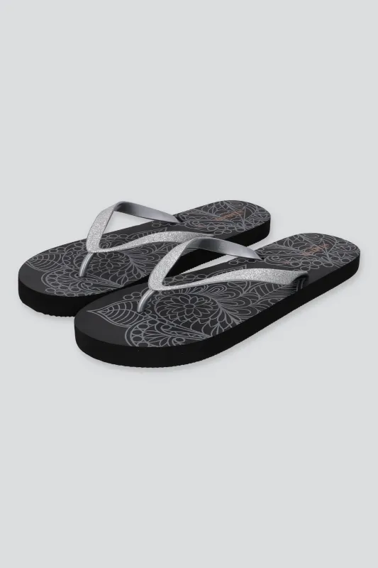 FLIP FLOP FLORAL GLITTER sold by Shasa