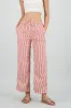 Pantalon amplio rayas textura sold by Shasa