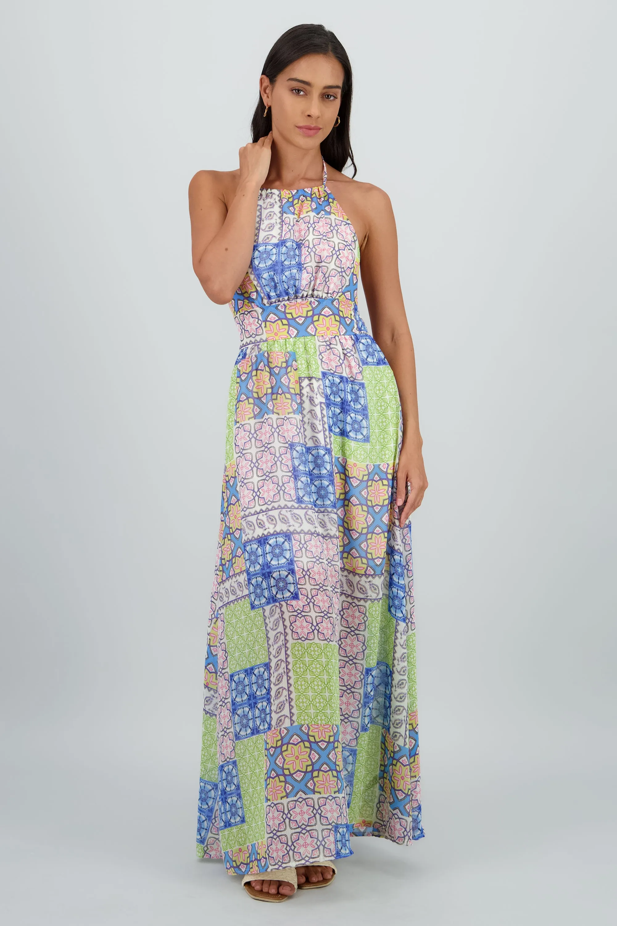Vestido maxi halter boho sold by Shasa product image thumbnail 2