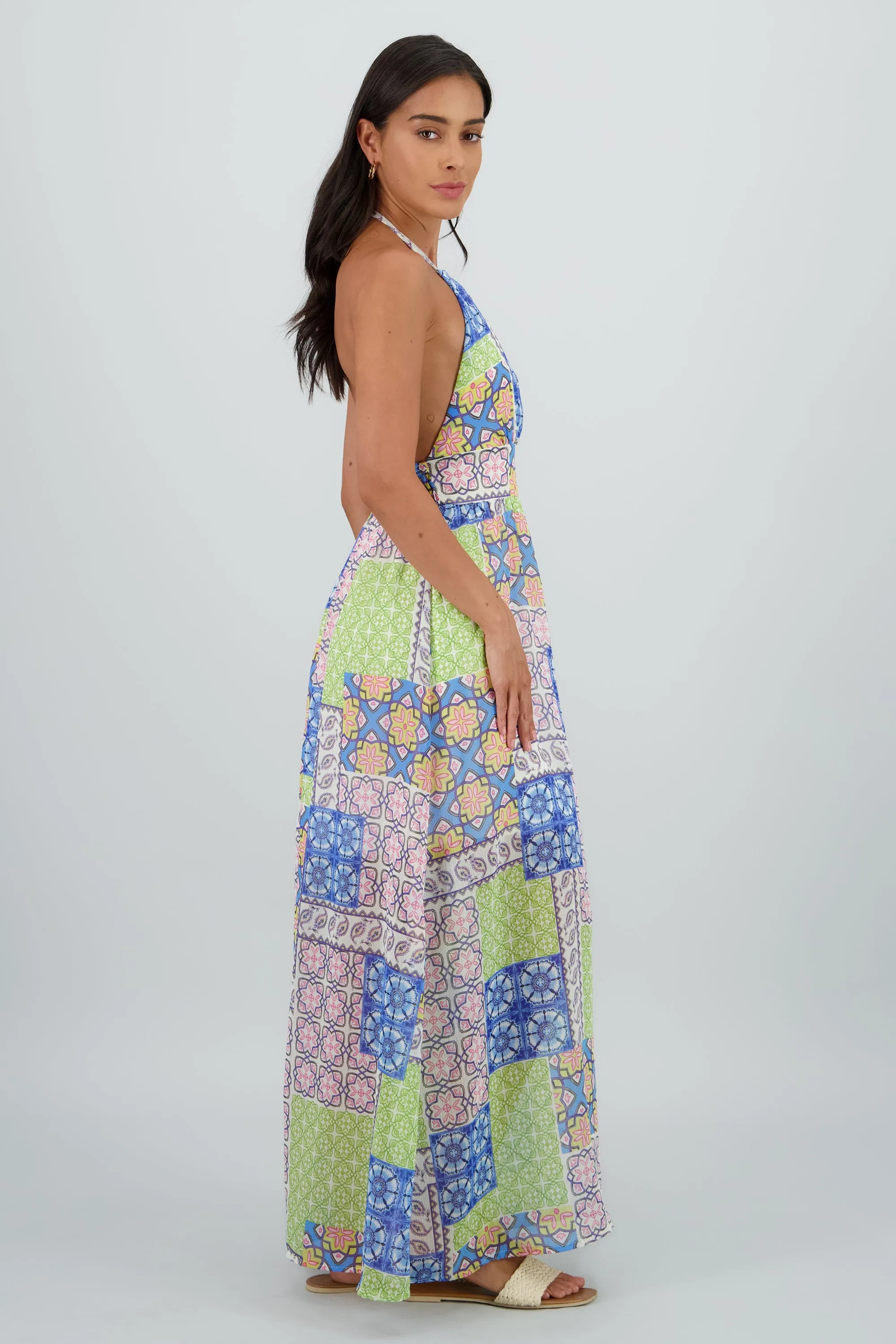 Vestido maxi halter boho sold by Shasa product image thumbnail 3