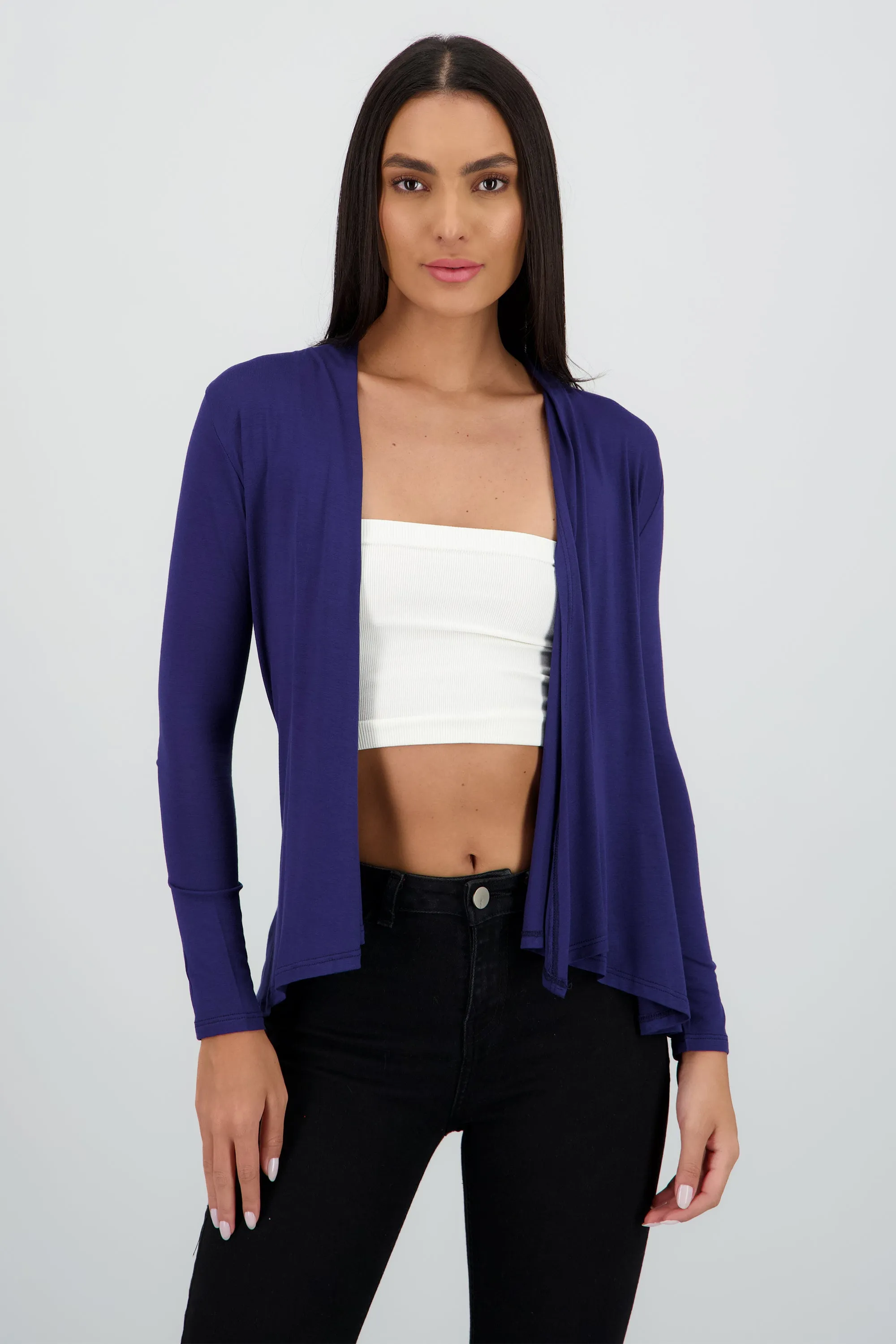 Cárdigan Corto Caída Cascada Manga Larga sold by Shasa