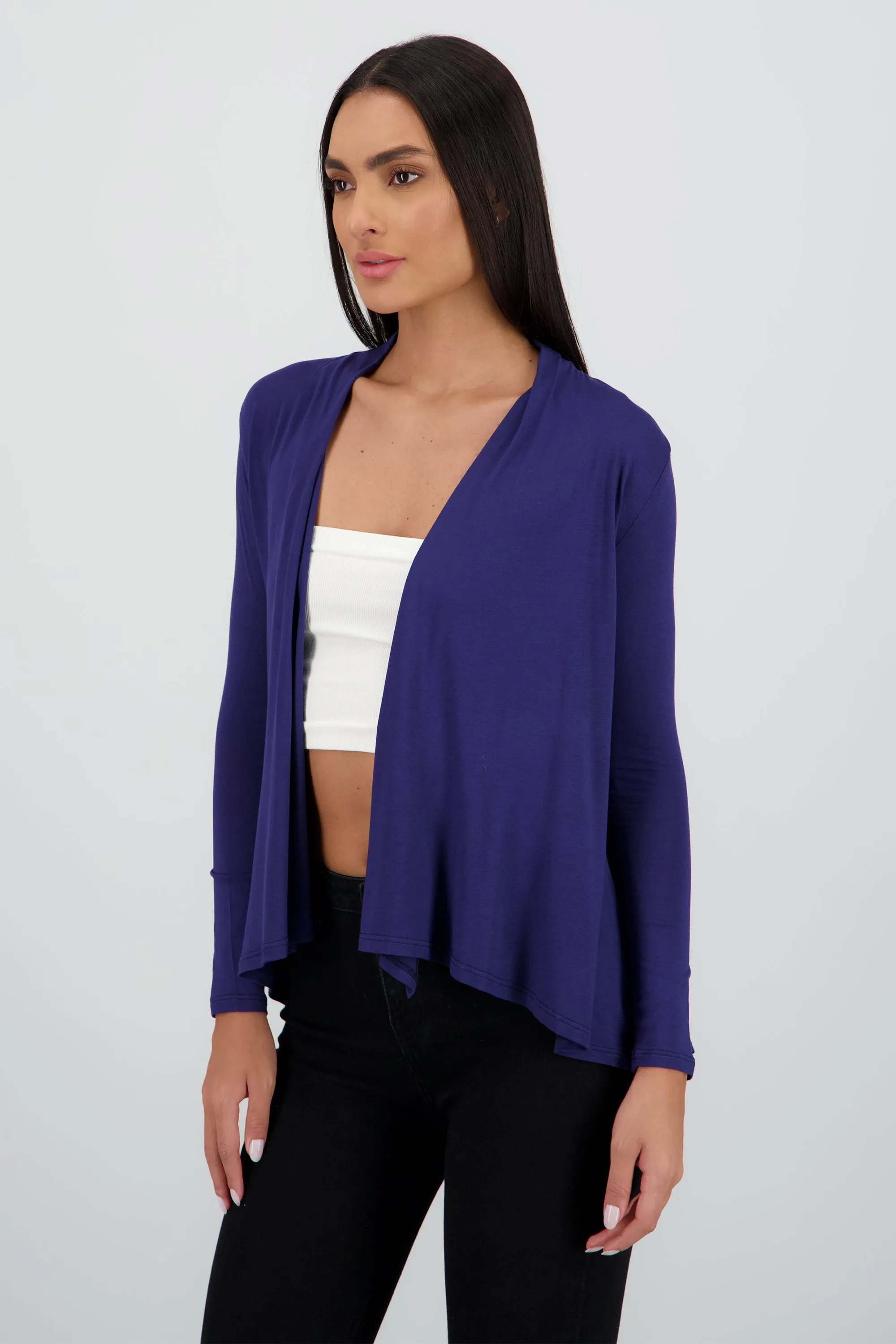 Cárdigan Corto Caída Cascada Manga Larga sold by Shasa product image thumbnail 3