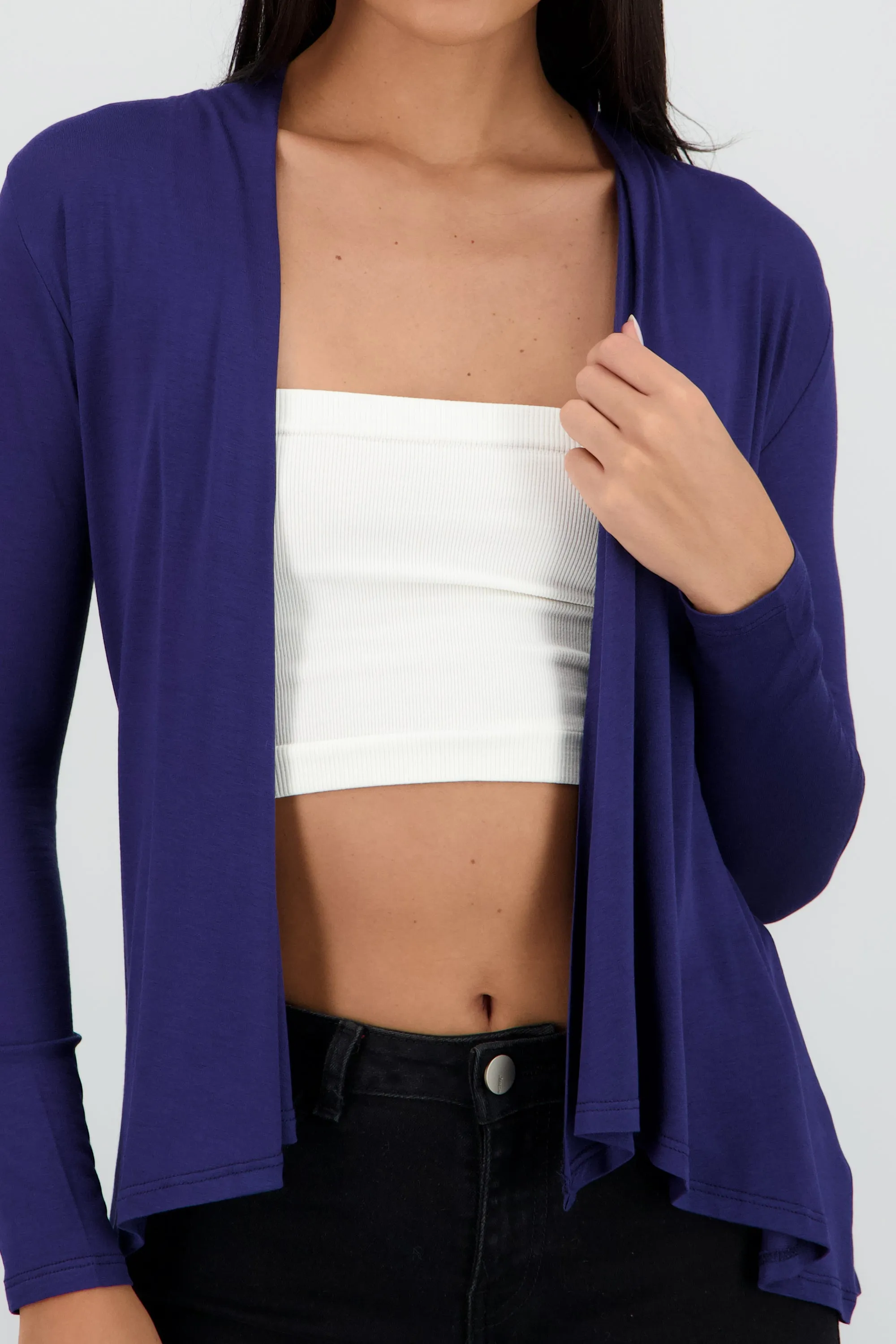 Cárdigan Corto Caída Cascada Manga Larga sold by Shasa product image thumbnail 5