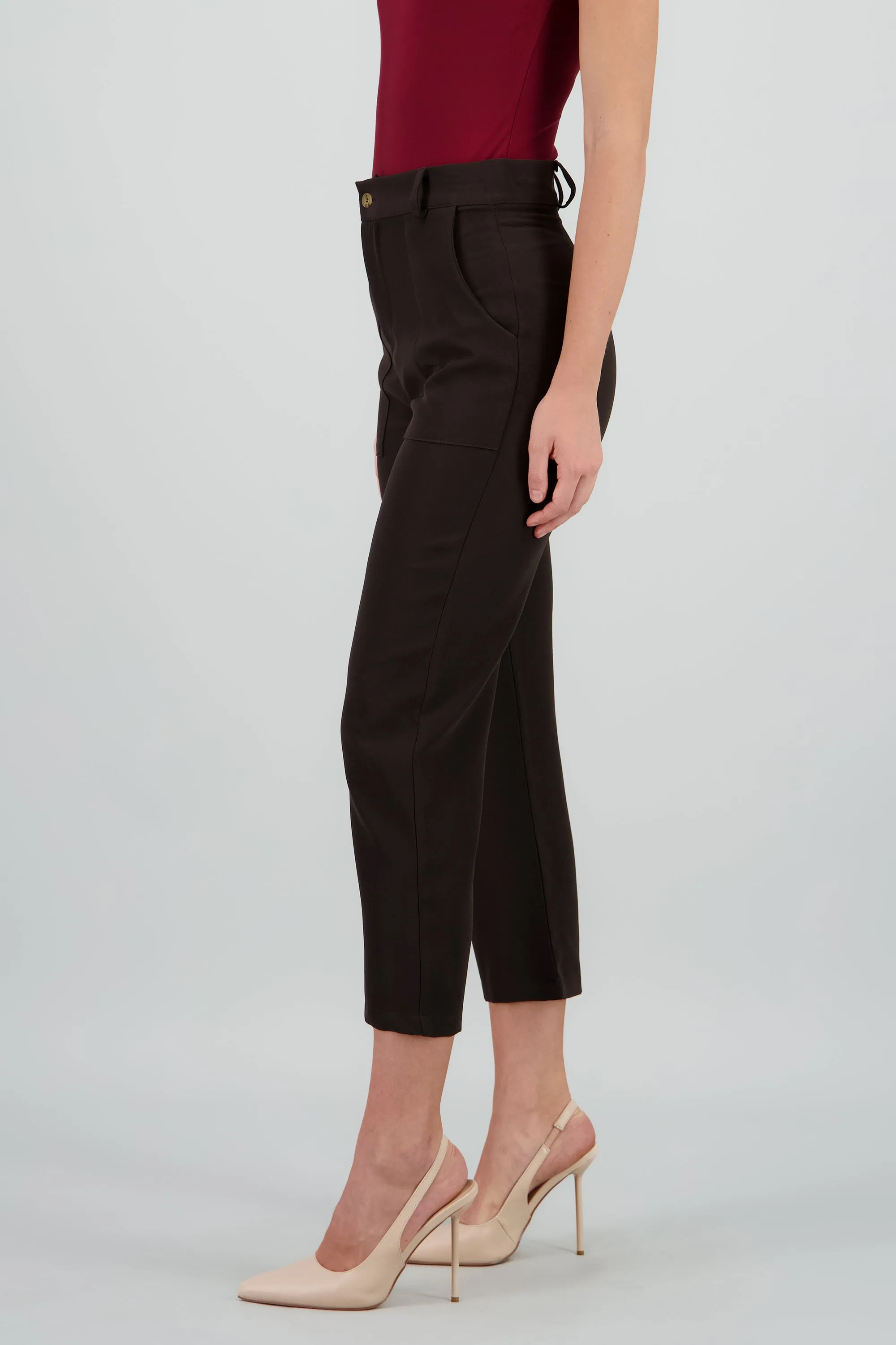 Pantalón Cintura Alta Capri Bolsas sold by Shasa product image thumbnail 3