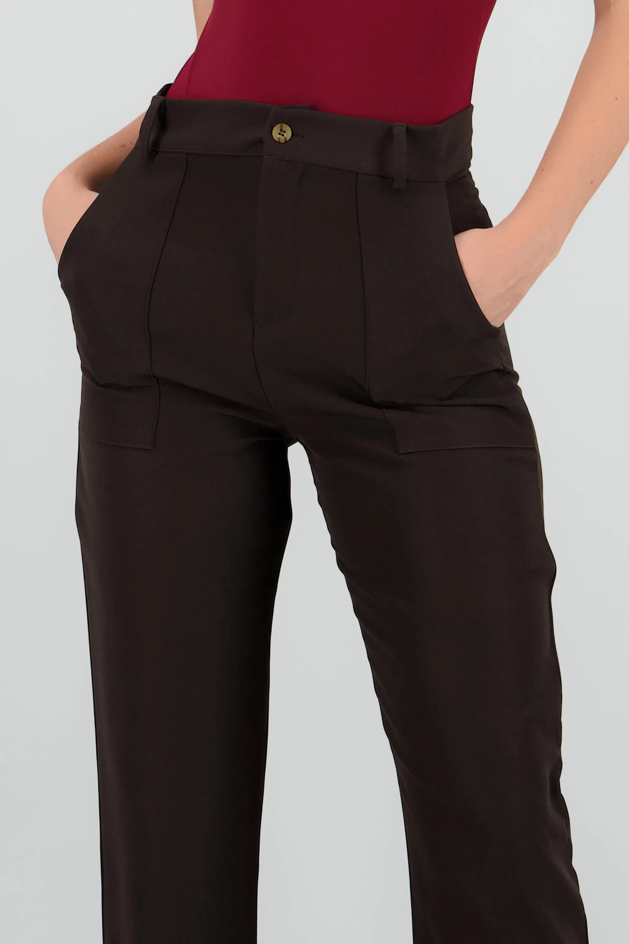 Pantalón Cintura Alta Capri Bolsas sold by Shasa product image thumbnail 5