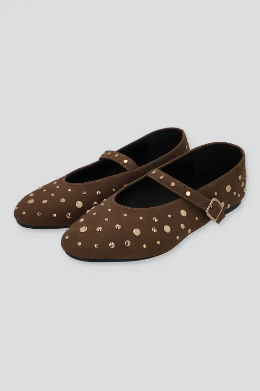 Flat mary jane estoperol bola tamaño sold by Shasa