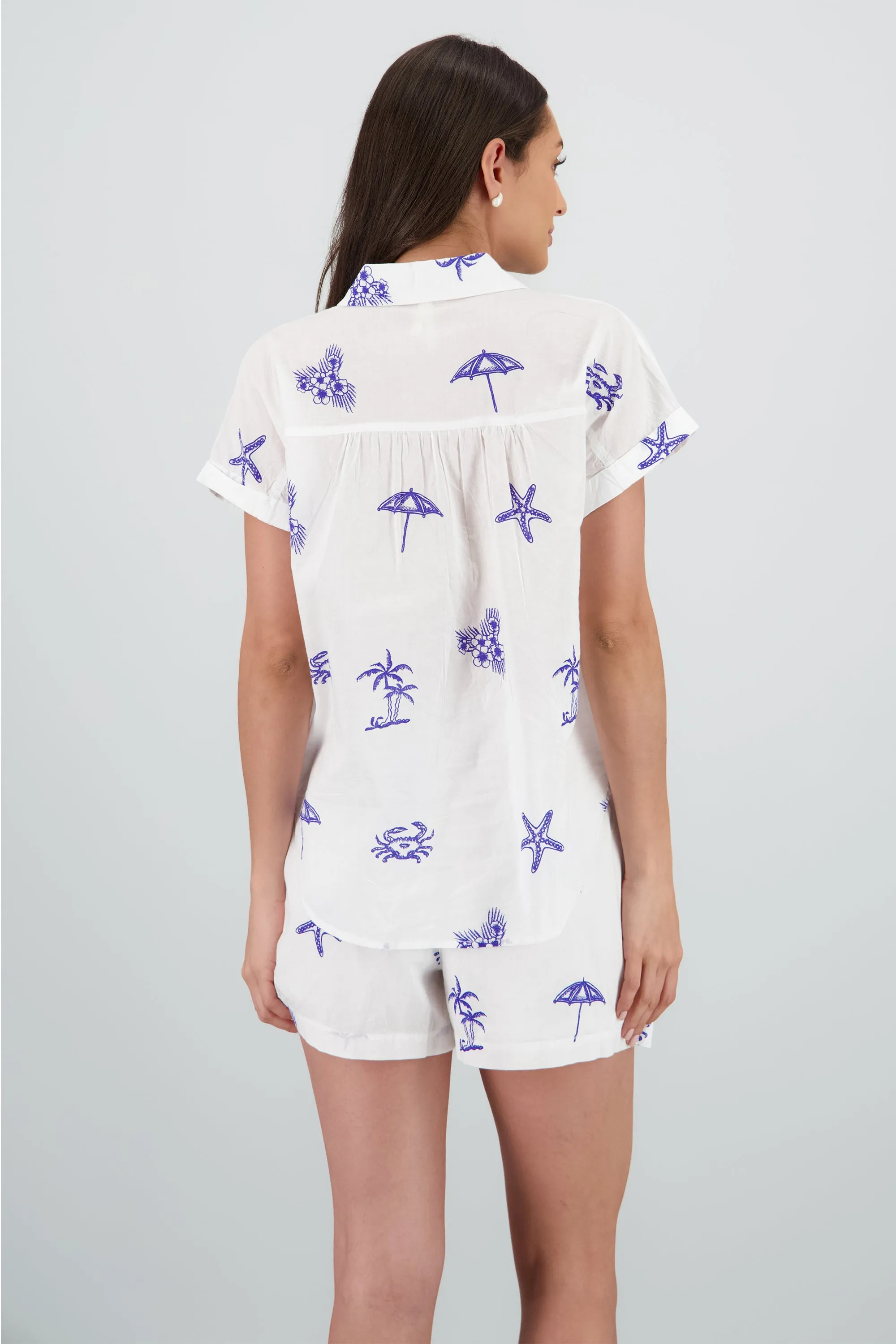 Camisa manga corta bordado sold by Shasa product image thumbnail 4