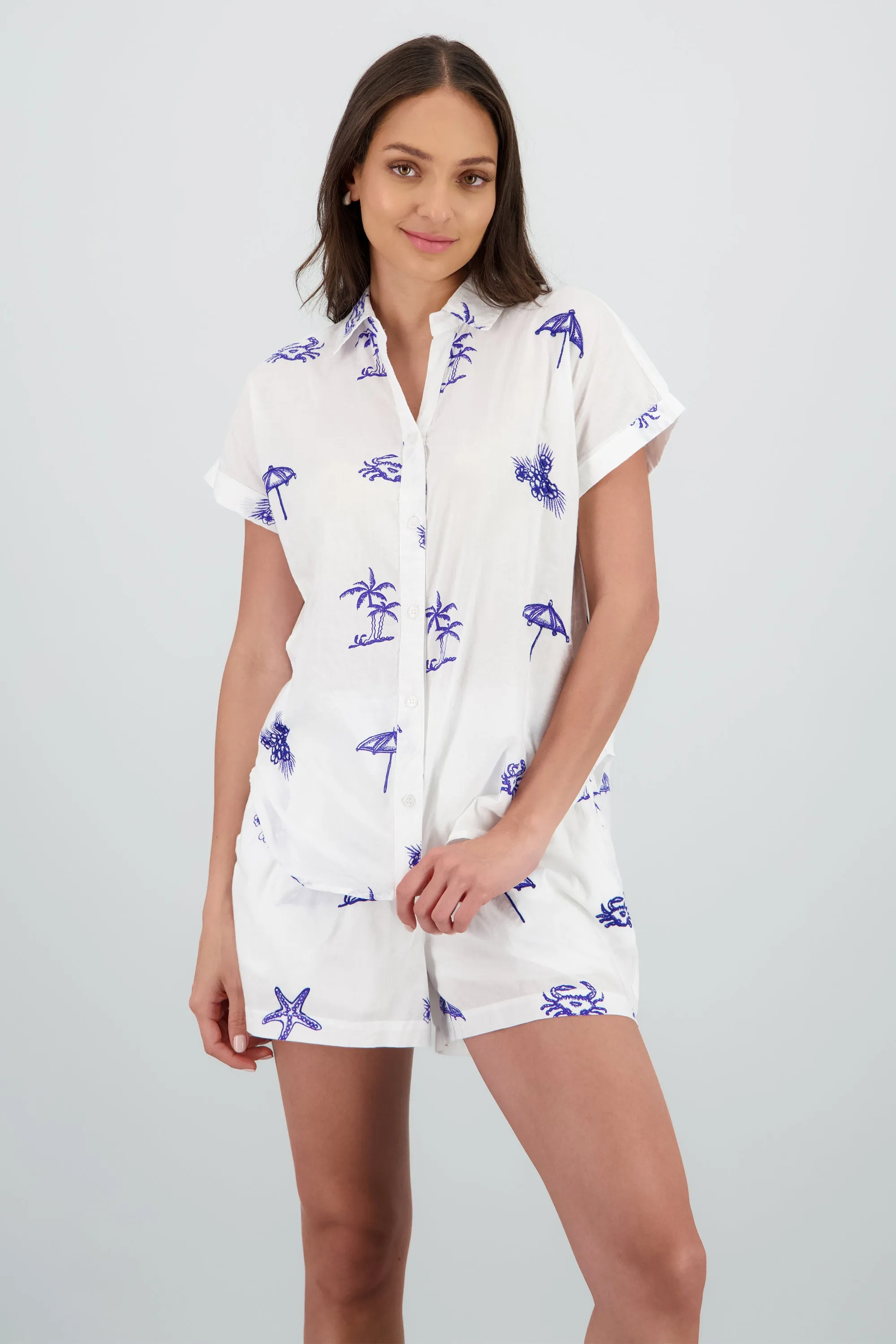 Camisa manga corta bordado sold by Shasa product image thumbnail 2