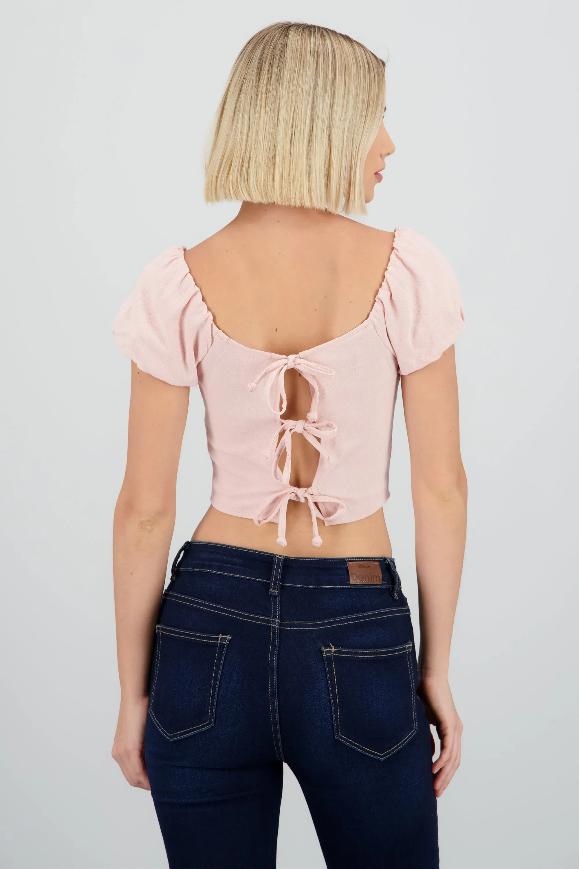 Blusa manga abullonada corta sold by Shasa product image thumbnail 4