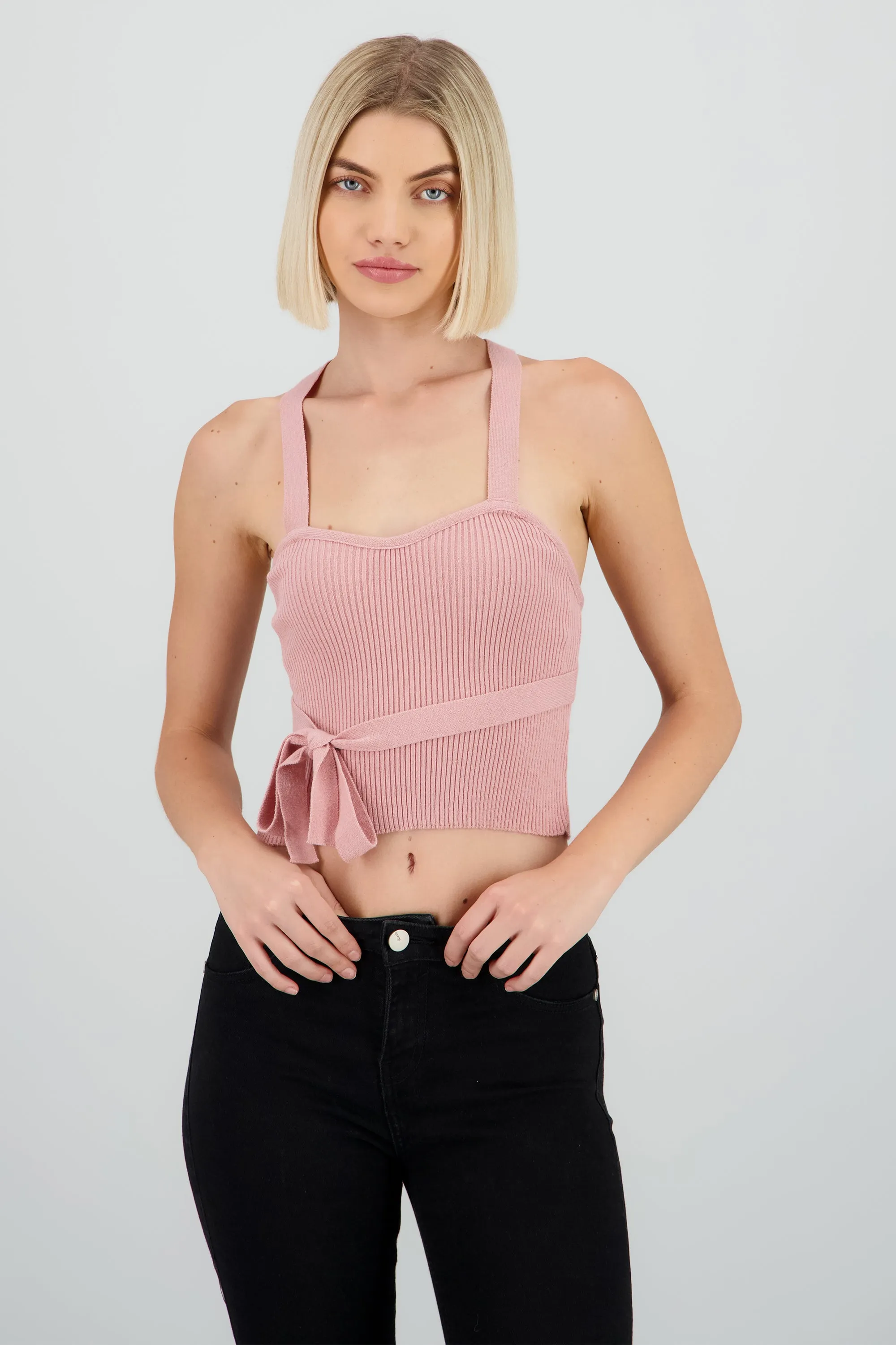 Top tejido detalle rayas sold by Shasa