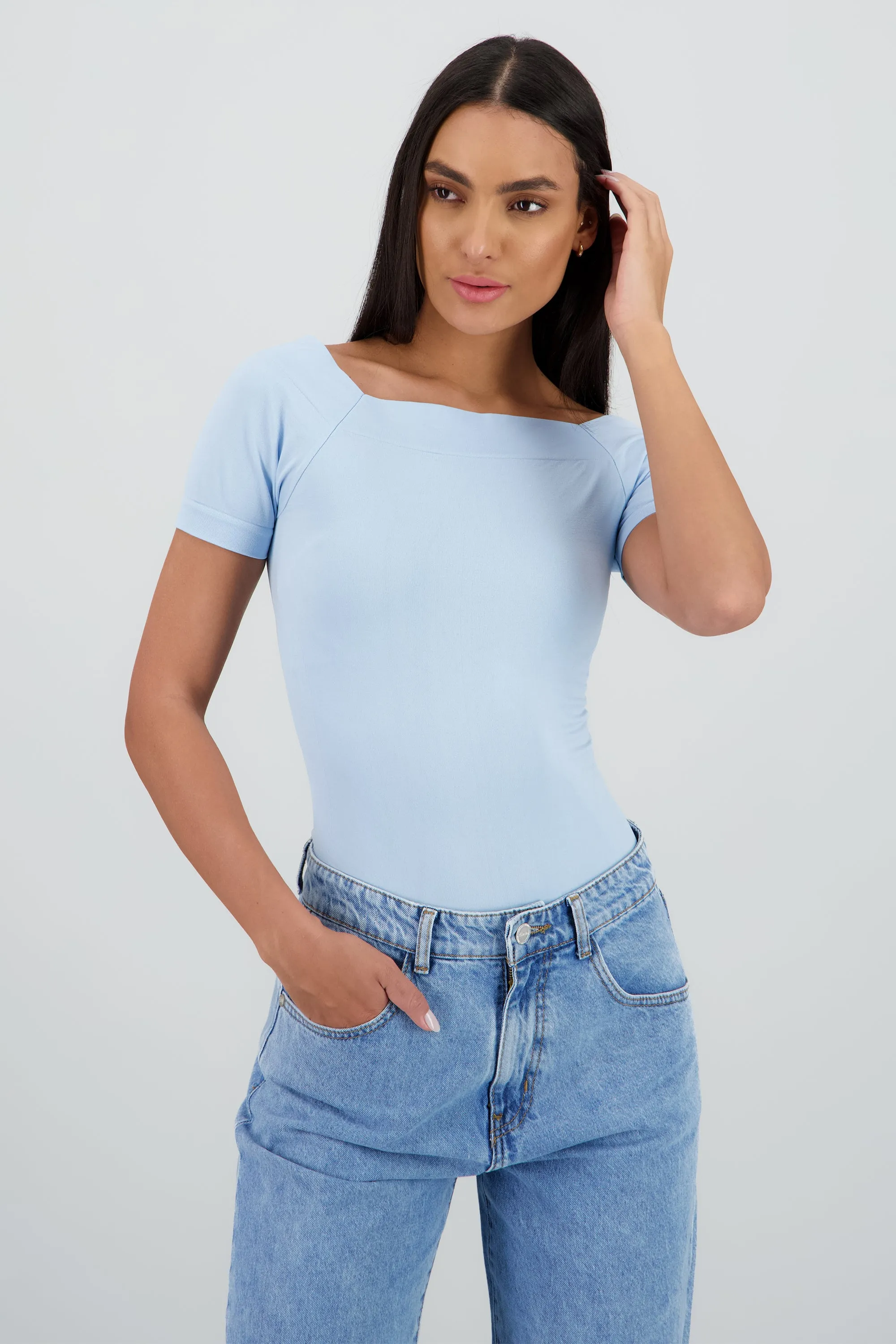 Bodysuit Liso Hombros Descubiertos sold by Shasa product image thumbnail 2