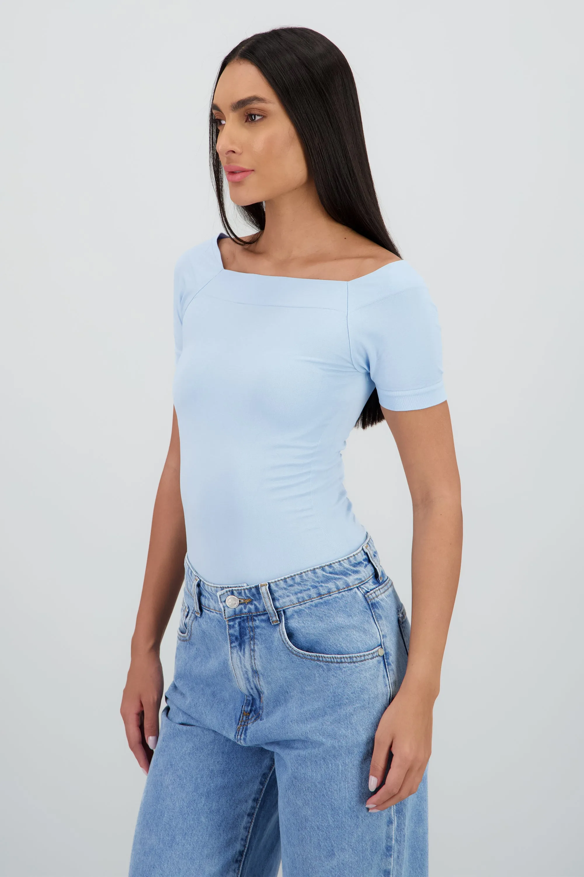 Bodysuit Liso Hombros Descubiertos sold by Shasa product image thumbnail 3