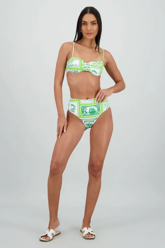 Bikini estampado playa copas sold by Shasa