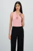 Bodysuit halter escote cascada drapeado sold by Shasa