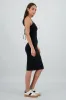 Vestido midi liso abertura espalda sold by Shasa