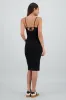 Vestido midi liso abertura espalda sold by Shasa