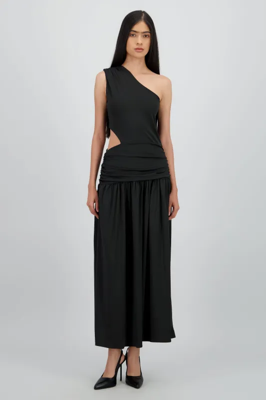 Vestido off shoulder detalle drapeado sold by Shasa