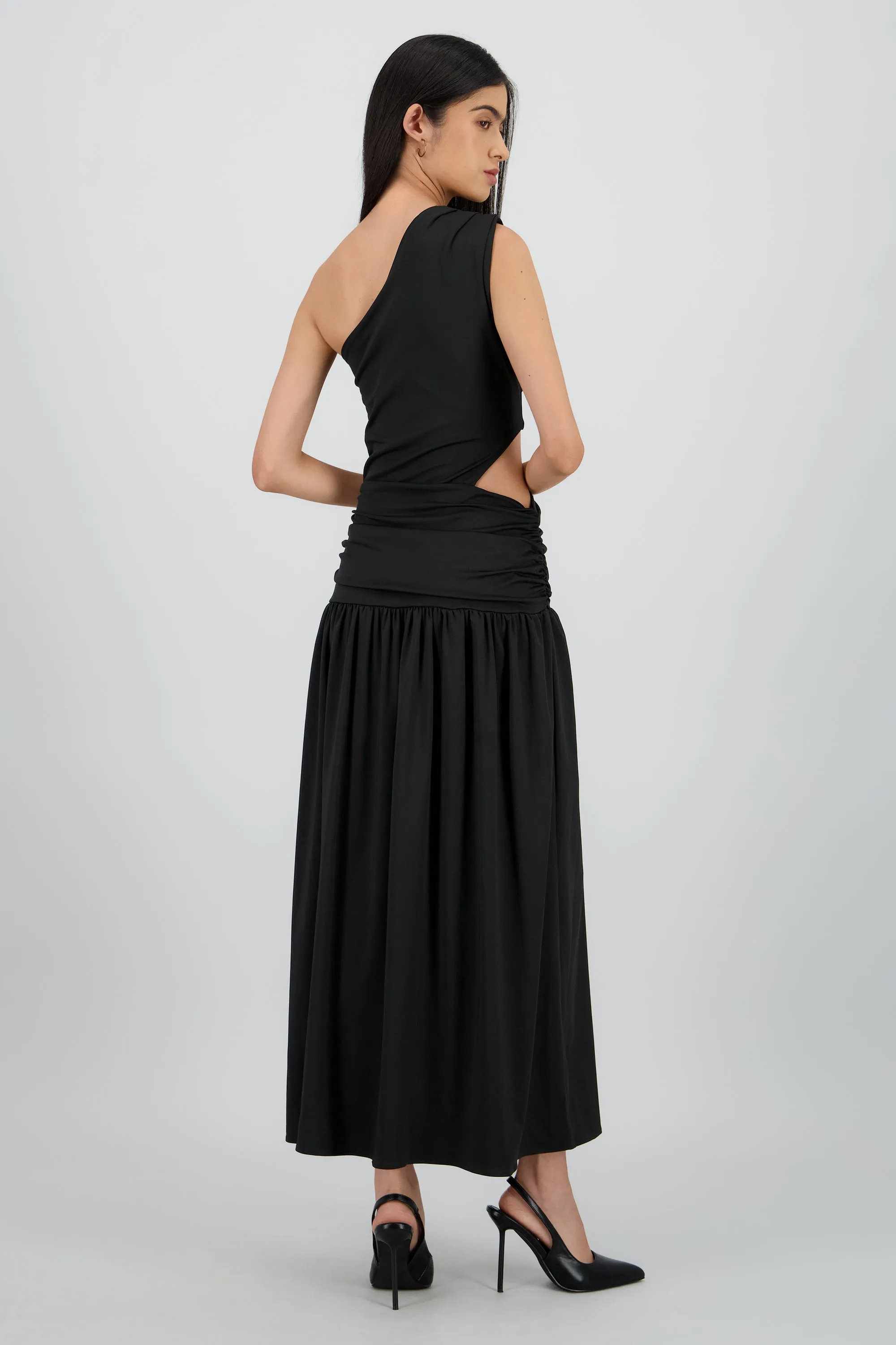 Vestido off shoulder detalle drapeado sold by Shasa product image thumbnail 4