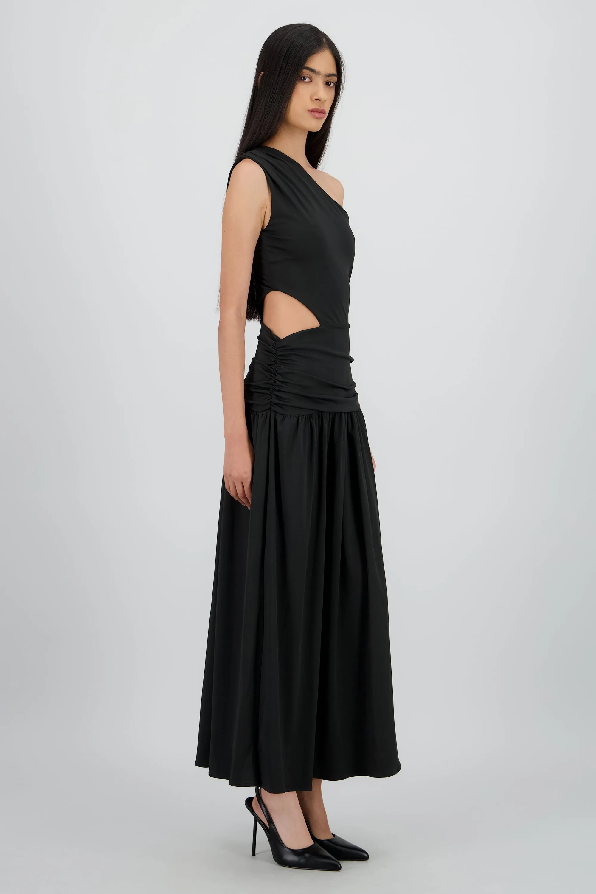 Vestido off shoulder detalle drapeado sold by Shasa product image thumbnail 3