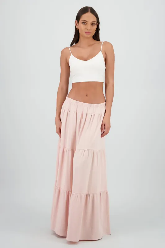 Falda maxi olanes sold by Shasa