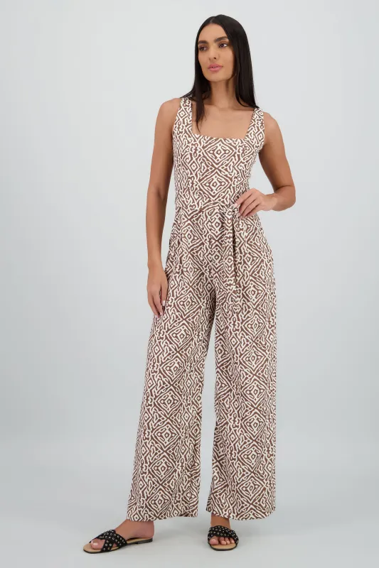 Jumpsuit tirantes gruesos escote cuadrado sold by Shasa